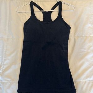 Navy Blue Lululemon Ebb to street tank top size 4